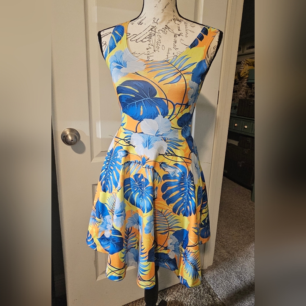 Tropical Floral Dress